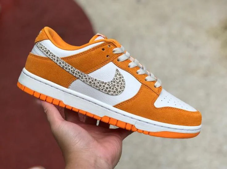 Nike Dunk Low AS Safari Swoosh Kumquat - Image 2