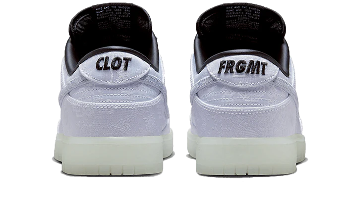 Nike Dunk Low CLOT Fragment White - Image 4