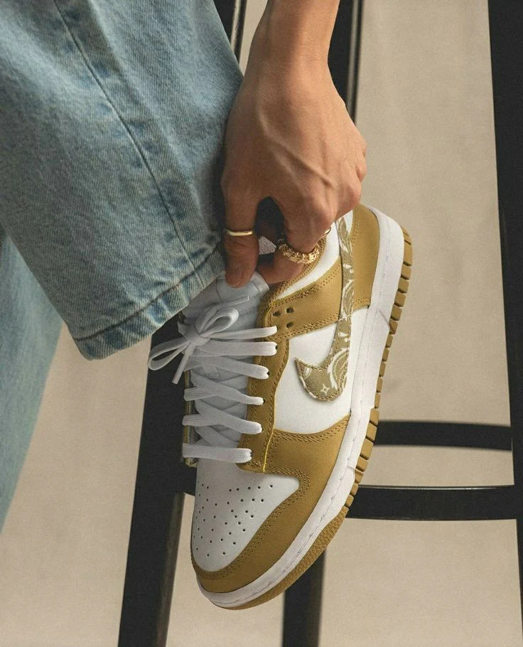 Nike Dunk Low Essential Paisley Pack Barley - Image 2