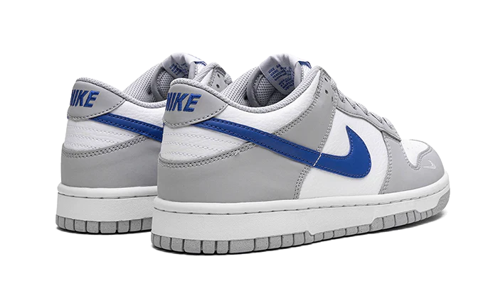 Nike Dunk Low Mini Swoosh Wolf Grey Game Royal - Image 4