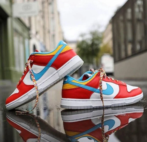Nike Dunk Low QS LeBron James Fruity Pebbles - Image 3