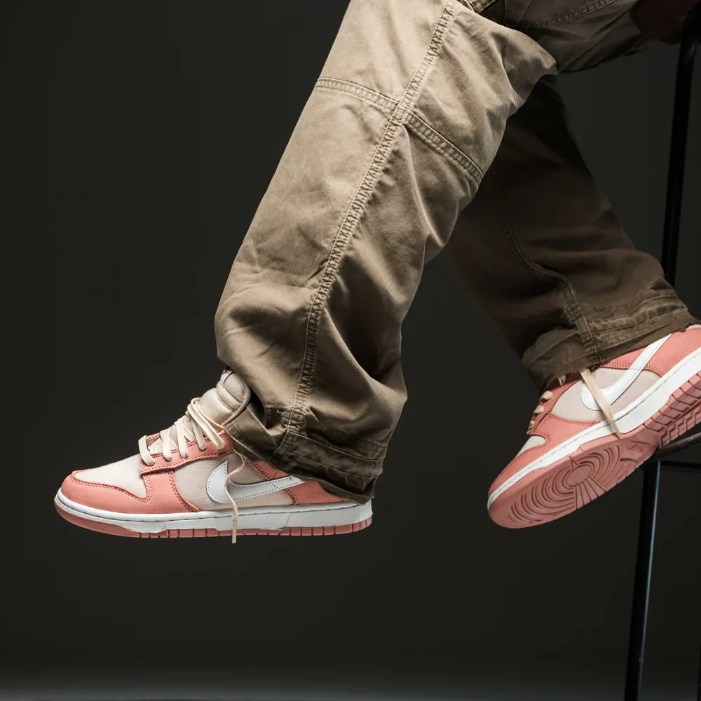 Nike Dunk Low Red Stardust Sanddrift - Image 2