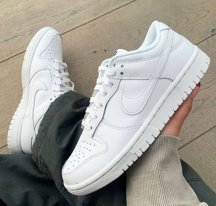 Nike Dunk Low Triple White (2021) - Image 2