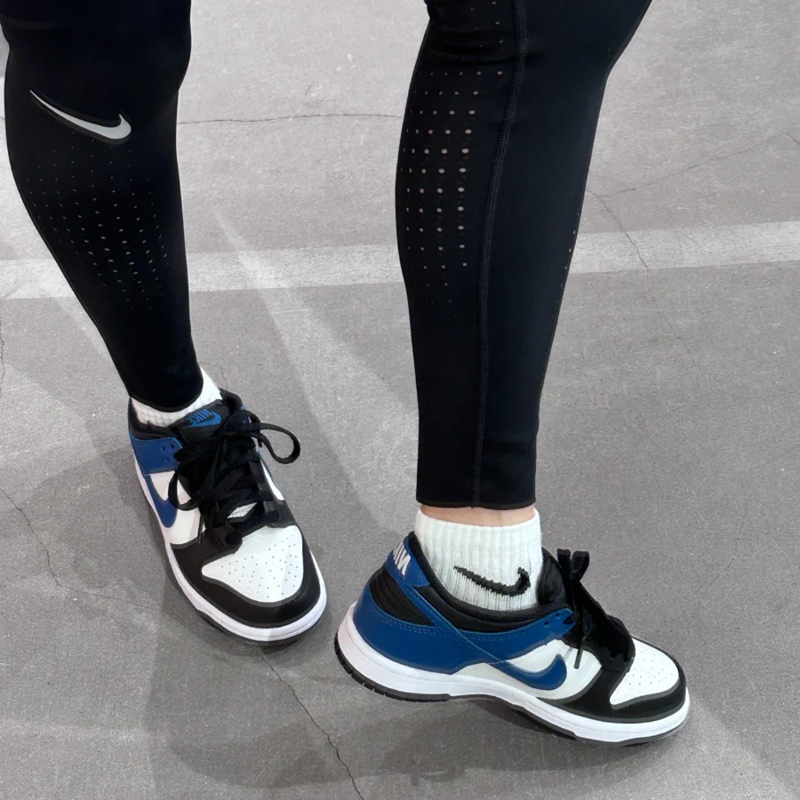Nike Dunk Low White Blue Black - Image 2