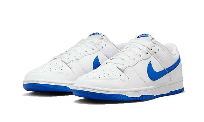 Nike Dunk Low White Hyper Royal - Image 3