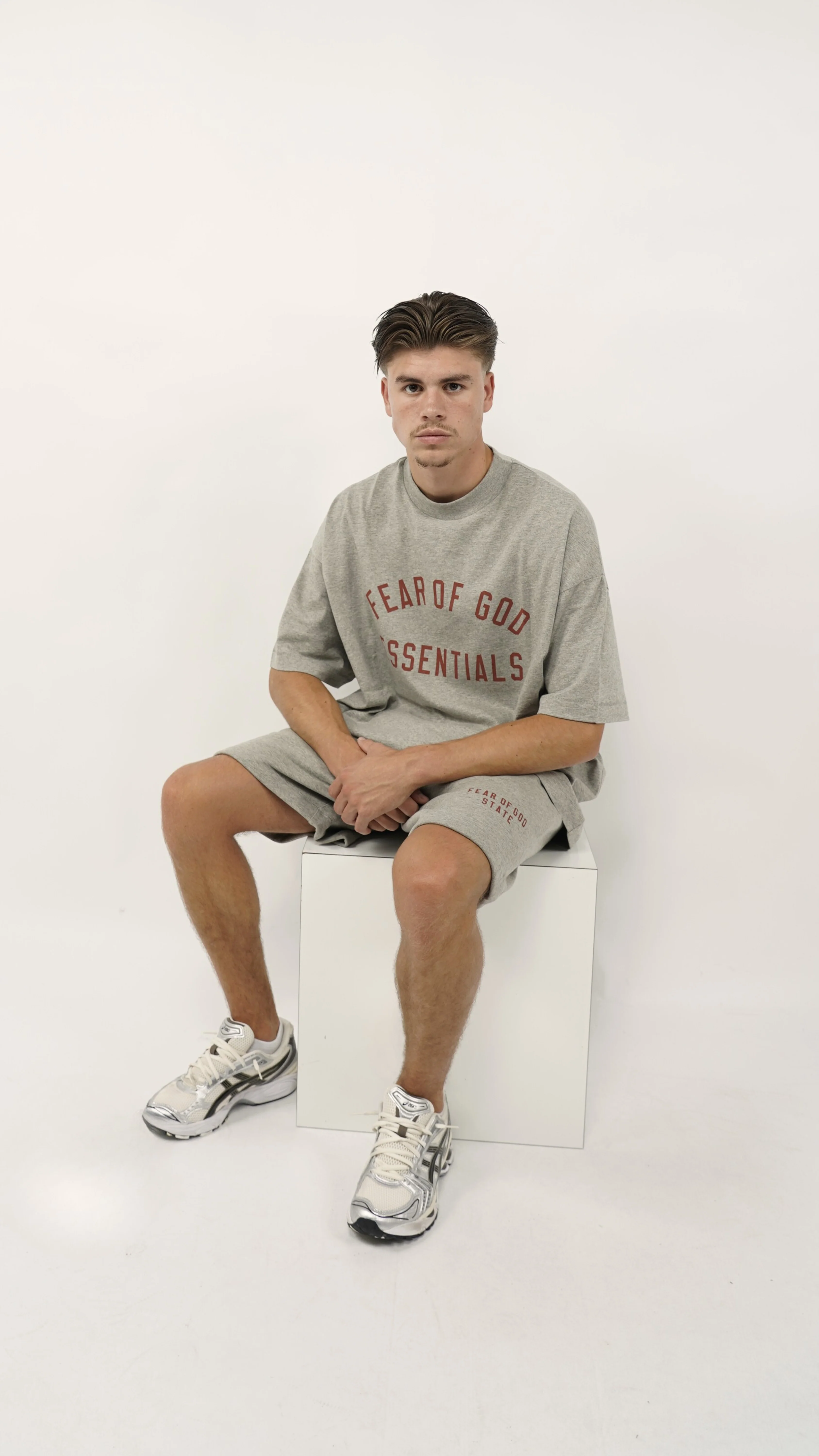Fear of God Essentials FW24 Dark Heather Summer Set - Image 2