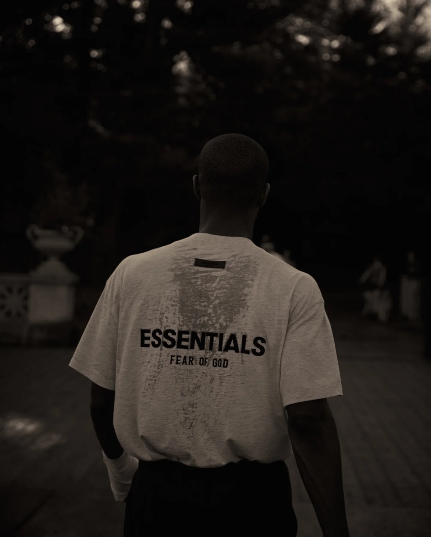 Fear of God Essentials Dark Oatmeal Shorts - Image 3