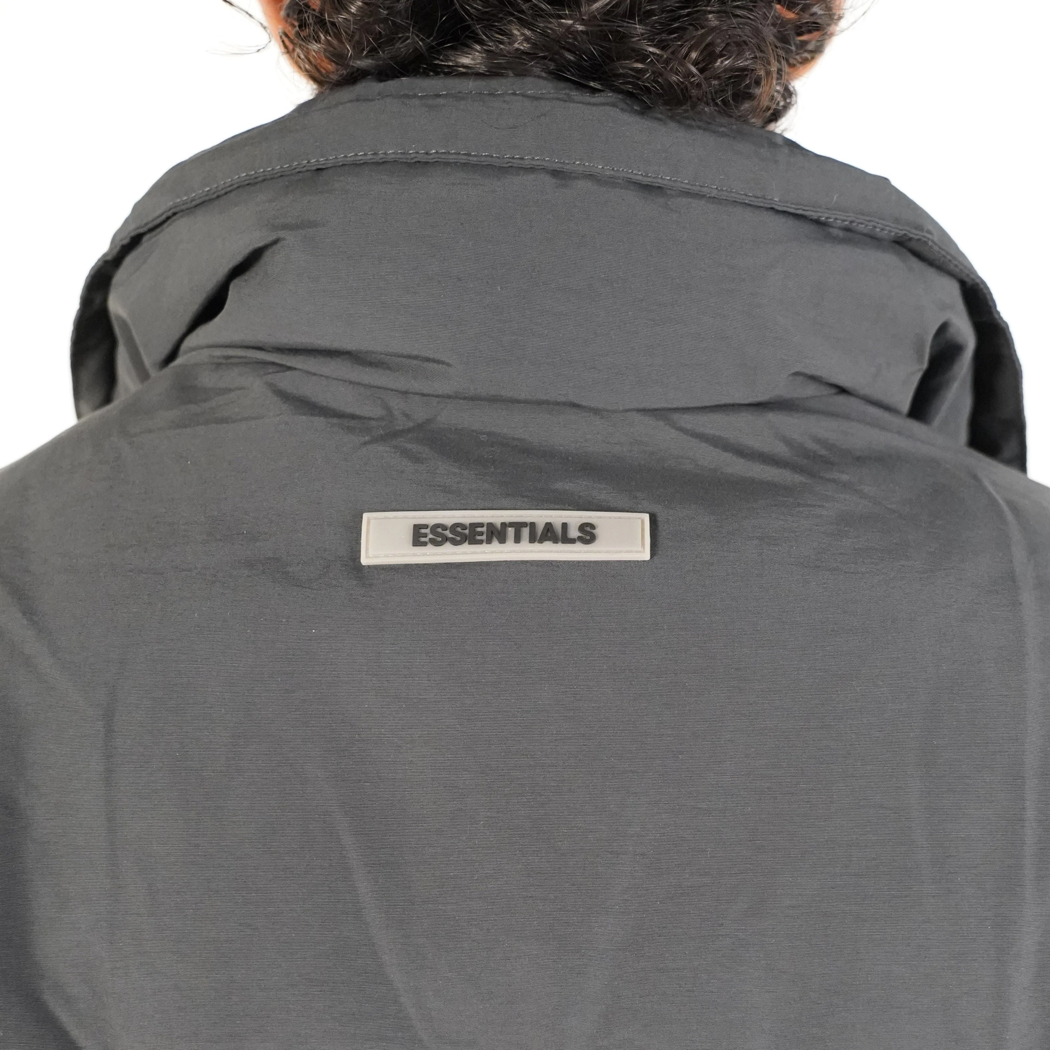 Fear of God Essentials FW19 Puffer Jacket Black - Image 5