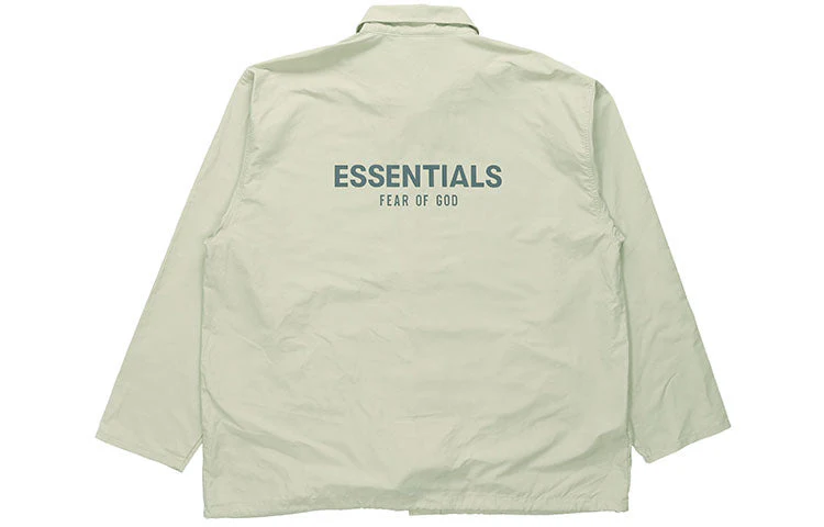 Fear of God Essentials FW20 Coach Jacket Sage - Image 6
