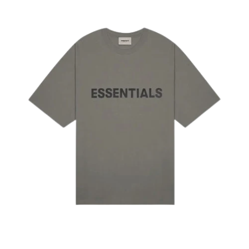 Fear of God Essentials FW20 T-Shirt Applique Cement