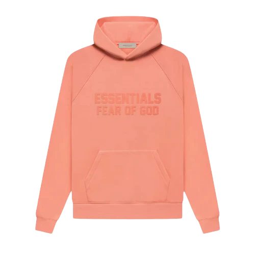 Fear of God Essentials FW22 Coral Hoodie