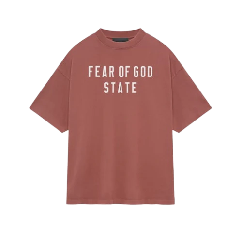 Fear of God Essentials FW24 Crimson T-shirt