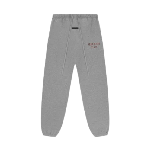 Fear of God Essentials FW24 Dark Heather State Lange Broek