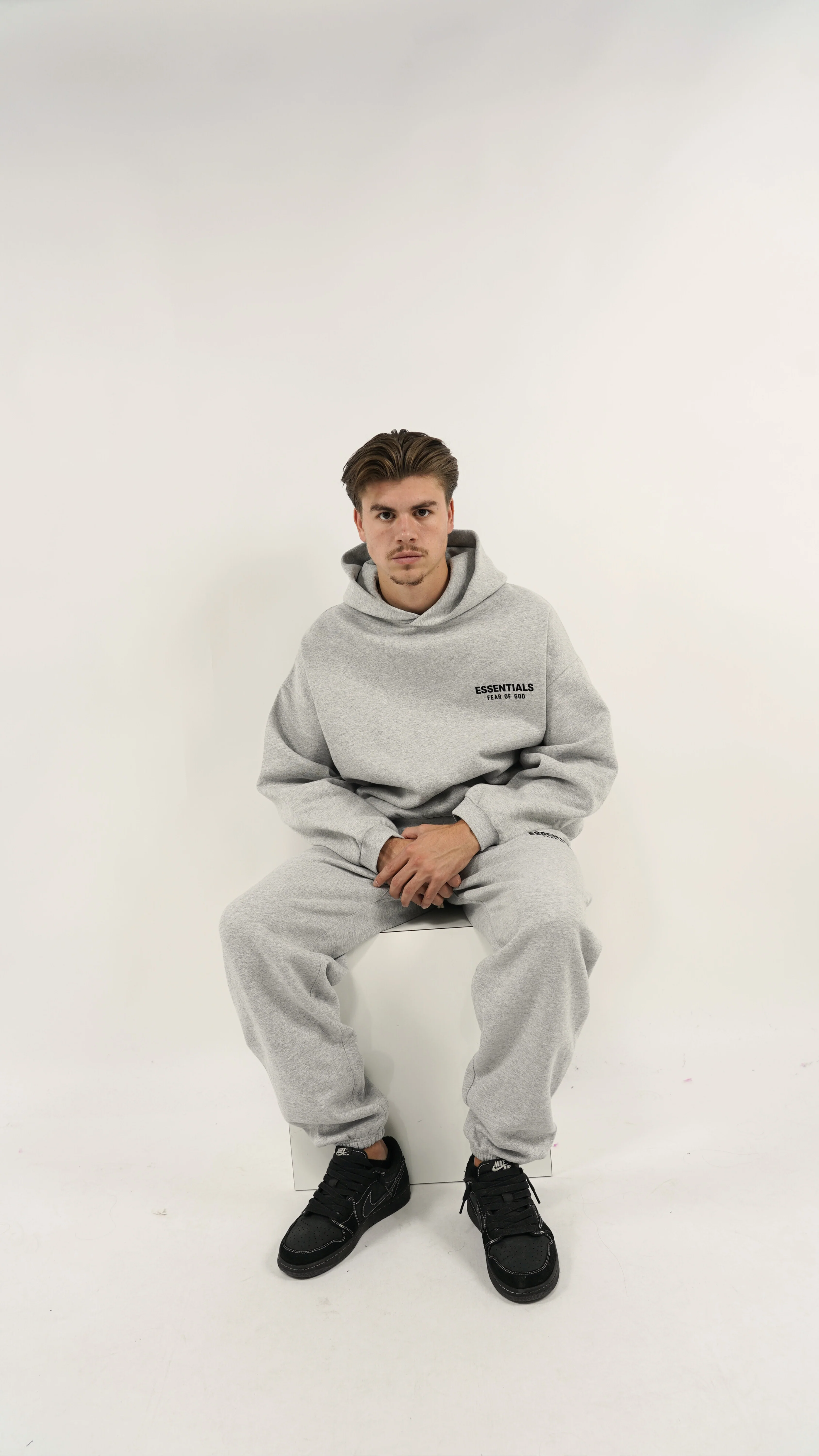 Fear of God Essentials FW24 Light Heather Full set - Image 3