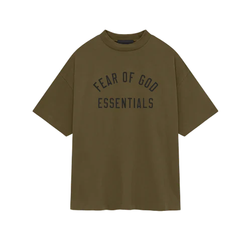 Fear of God Essentials FW24 Olive Summer Set - Image 2