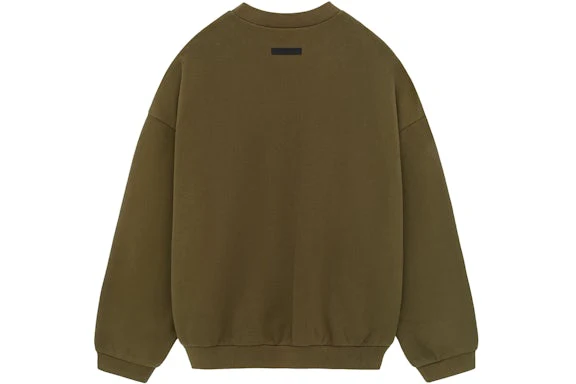 Fear of God Essentials FW24 Olive Sweater - Image 3