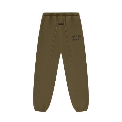Fear of God Essentials FW24 Olive lange broek