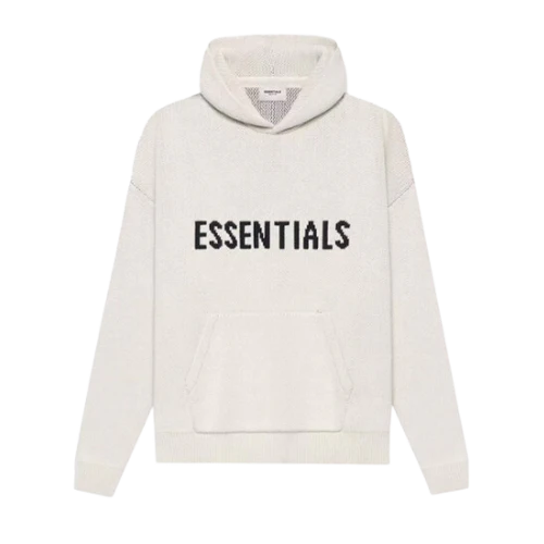 Fear of God Essentials SS21 Knit Hoodie Buttercream