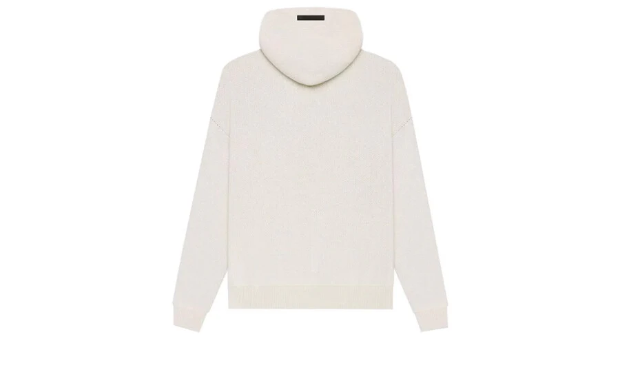 Fear of God Essentials SS21 Knit Hoodie Buttercream - Image 2