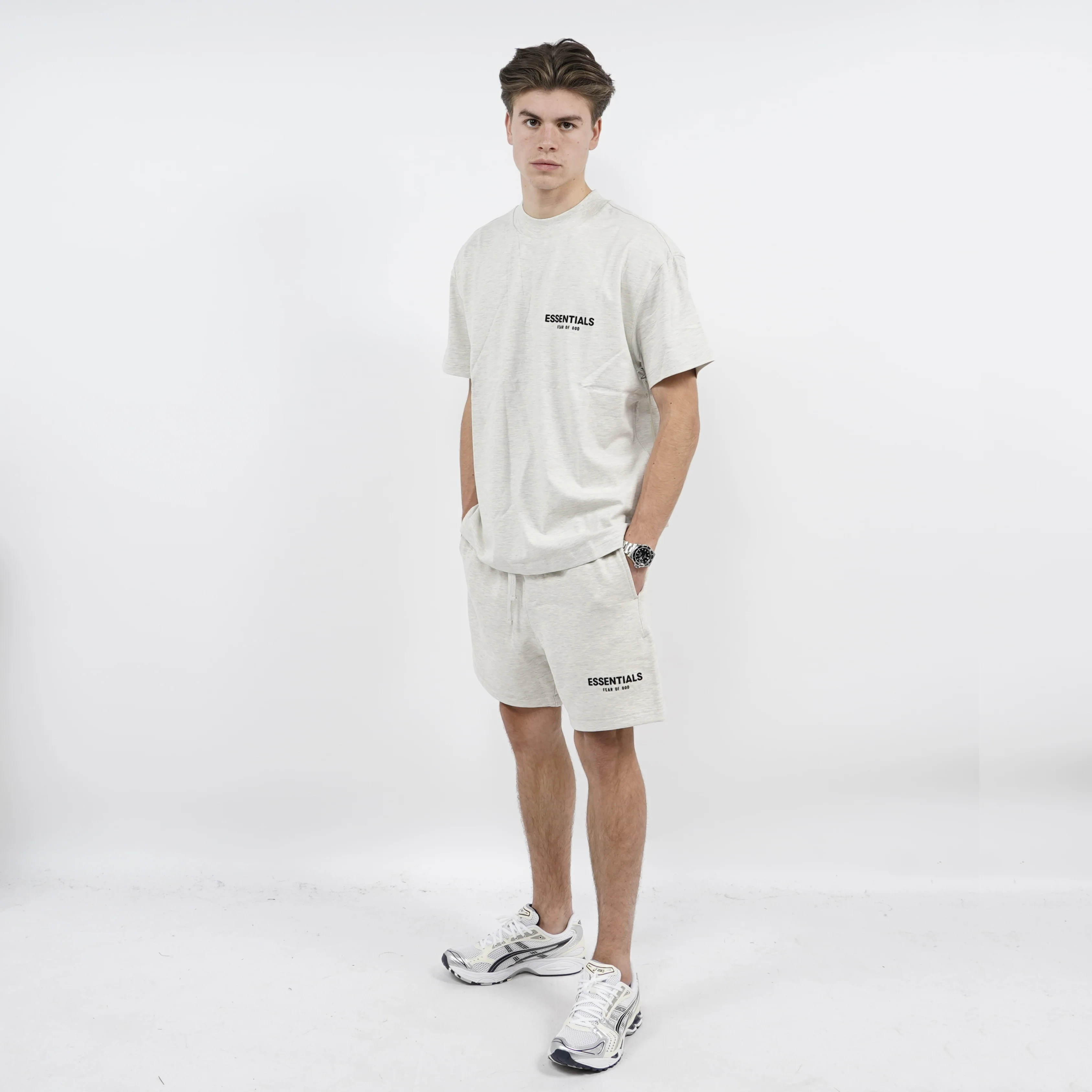 Fear of God Essentials Light Oatmeal Summer set - Image 5