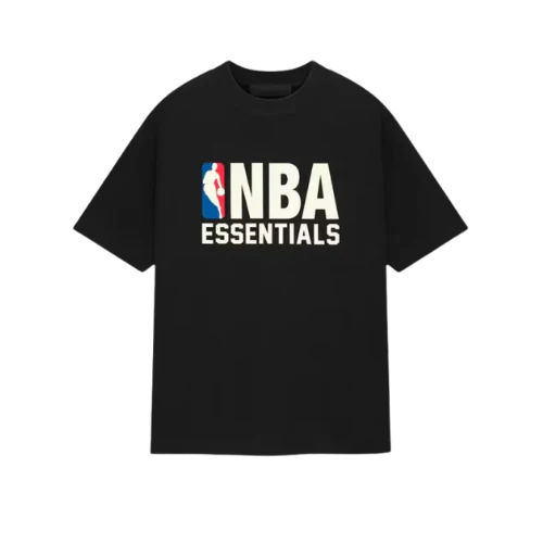 Fear of God Essentials NBA Black White T-shirt