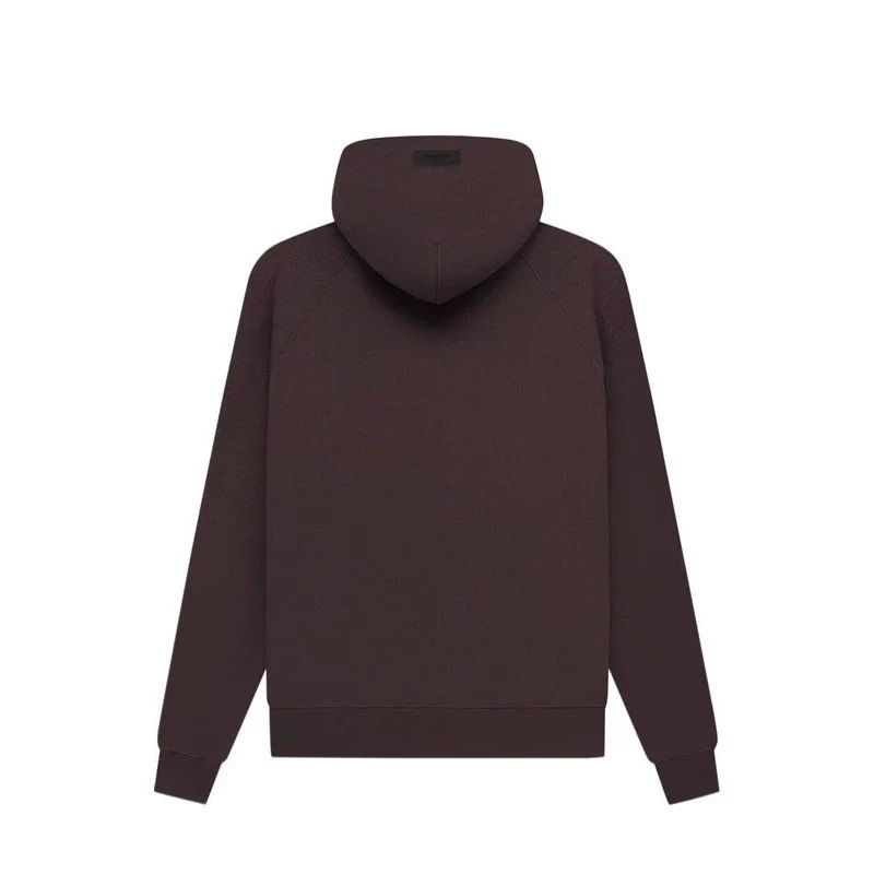 Fear of God Essentials Plum Hoodie - Image 2