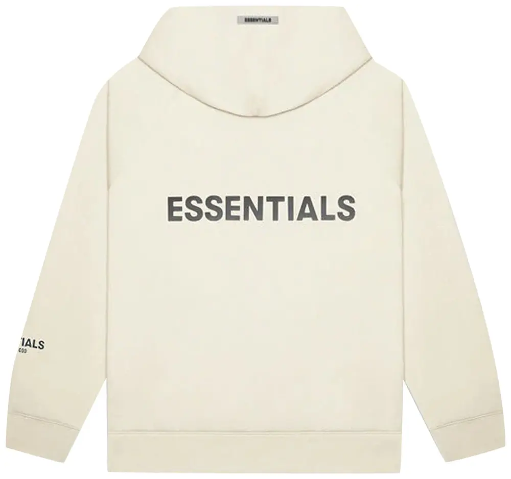 Fear of God Essentials SS20 Zip Hoodie Cream - Image 2