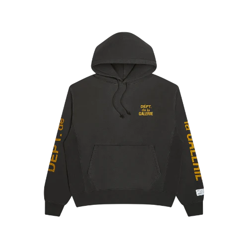 Gallery Dept. Dépt. De La Galerie Hoodie Black - Image 2