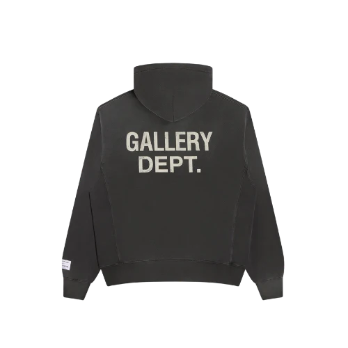 Gallery Dept. Dépt. GD Paint Logo Hoodie Vintage Black