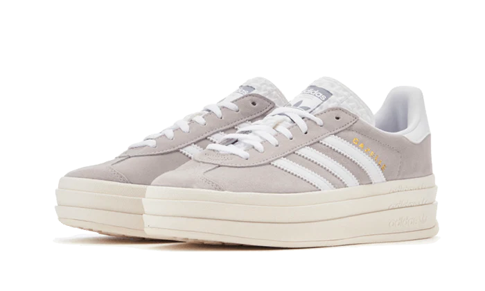 Adidas Gazelle Bold Grey White - Image 2
