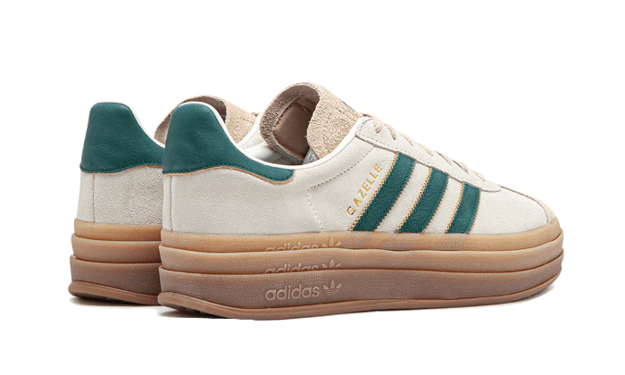 Adidas Gazelle Bold Magic Beige Collegiate Green - Image 3
