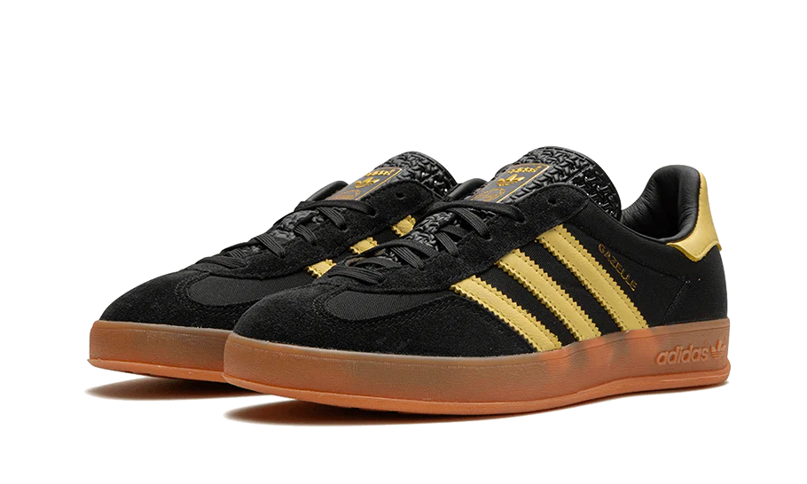 Adidas Gazelle Indoor Core Black Almost Yellow - Image 2