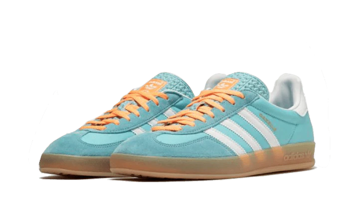 Adidas Gazelle Indoor Preloved Blue White Gum - Image 2