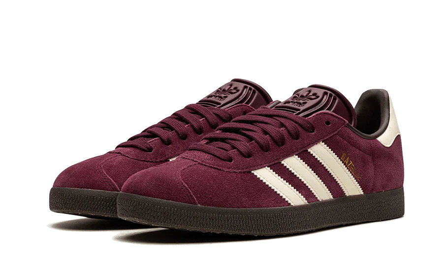 Adidas Gazelle Maroon Chalk White - Image 2