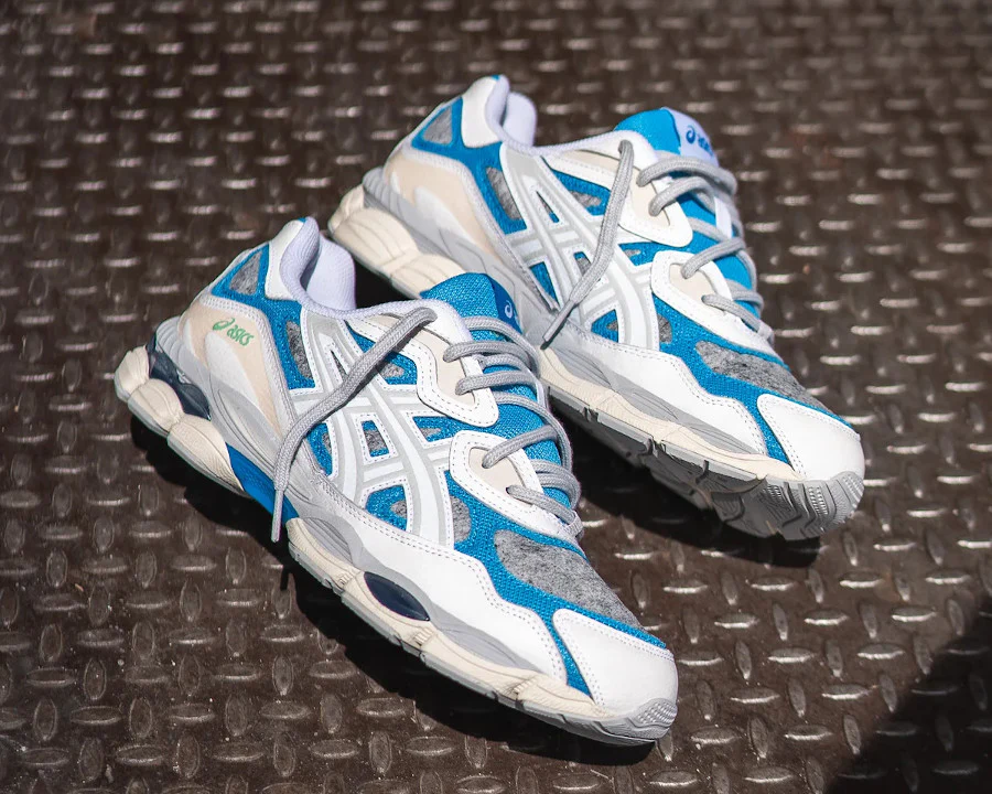 ASICS Gel-NYC White Dolphin Blue - Image 2