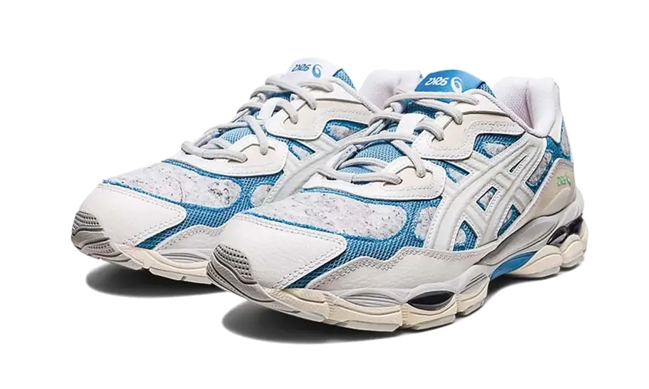 ASICS Gel-NYC White Dolphin Blue - Image 3