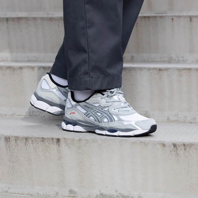ASICS Gel-NYC White Steel Grey - Image 3