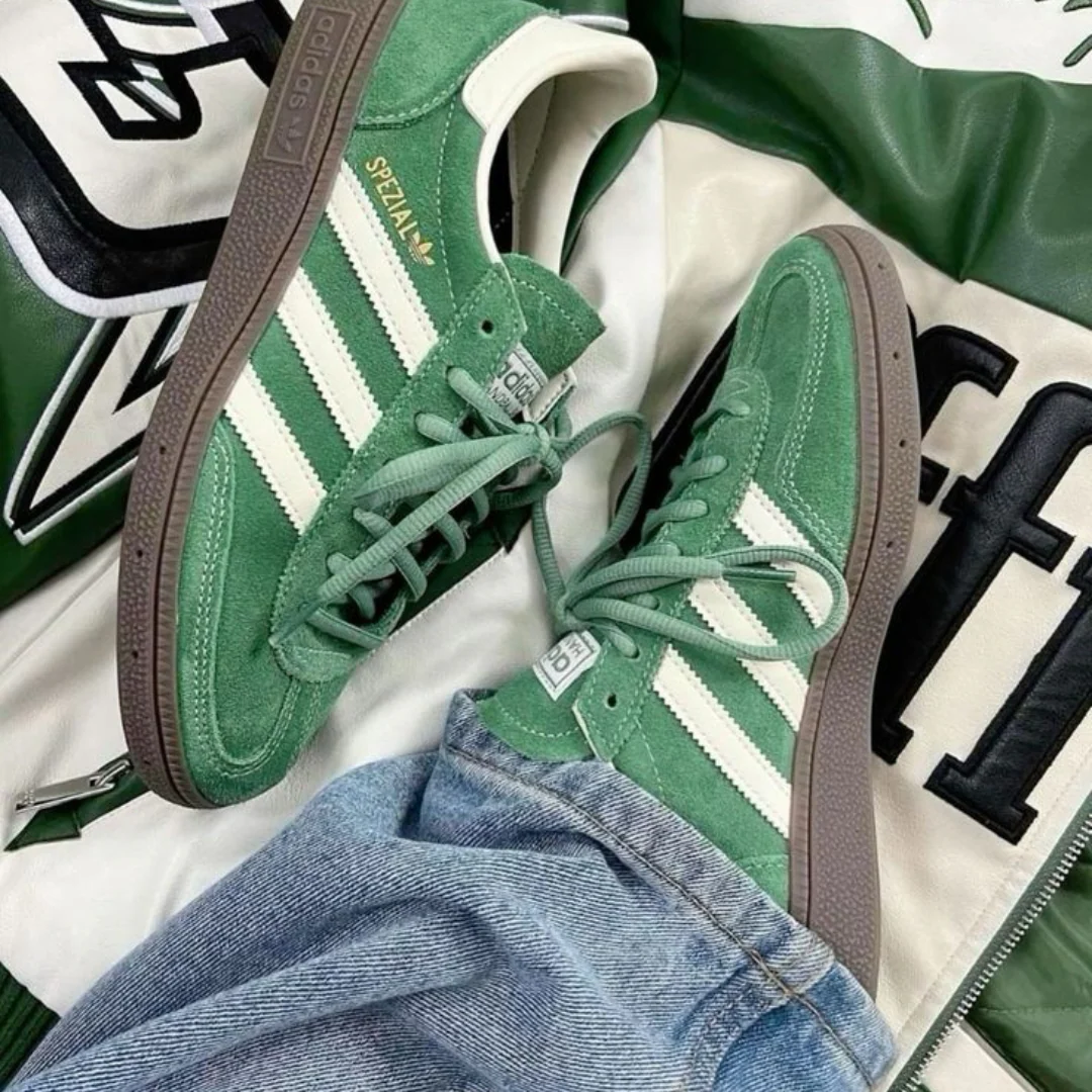 Adidas Handball Spezial Preloved Green White - Image 2