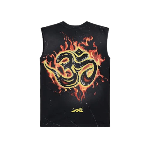 Hellstar Inner Peace Skeleton Sleeveless T-shirt Black - Image 2