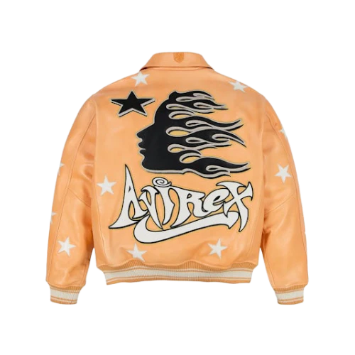 Hellstar x Avirex Jacket Orange - Image 2