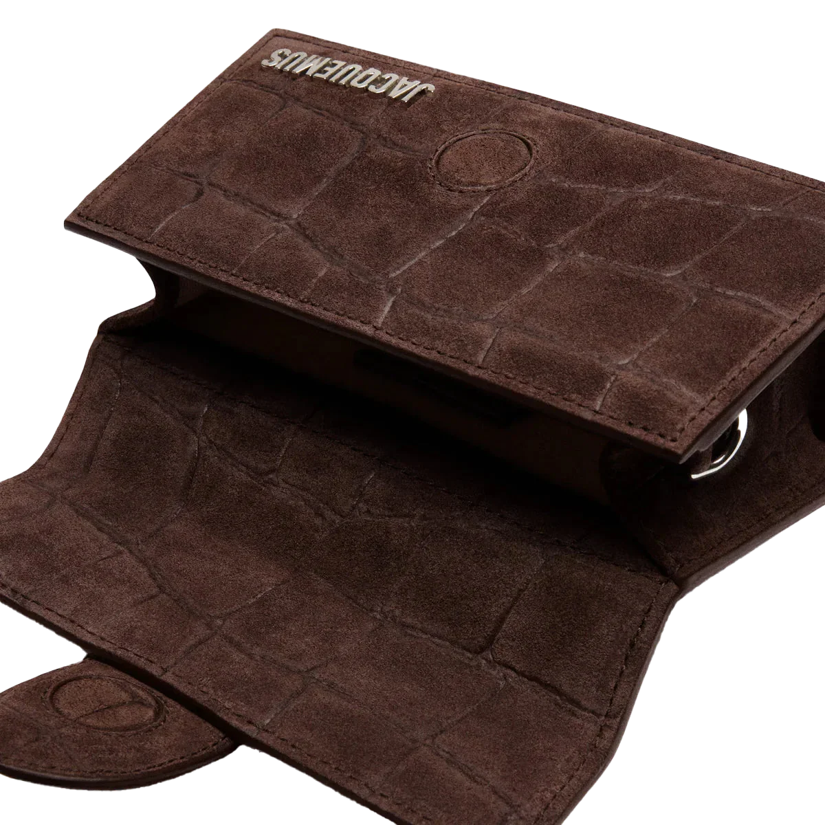 Jacquemus Le Bambino Croco Dark Brown - Image 4