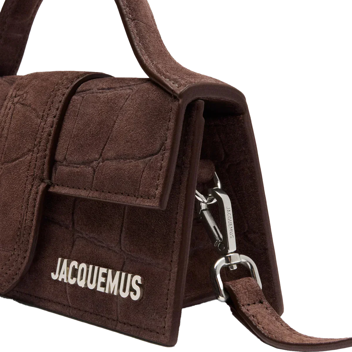 Jacquemus Le Bambino Croco Dark Brown - Image 5