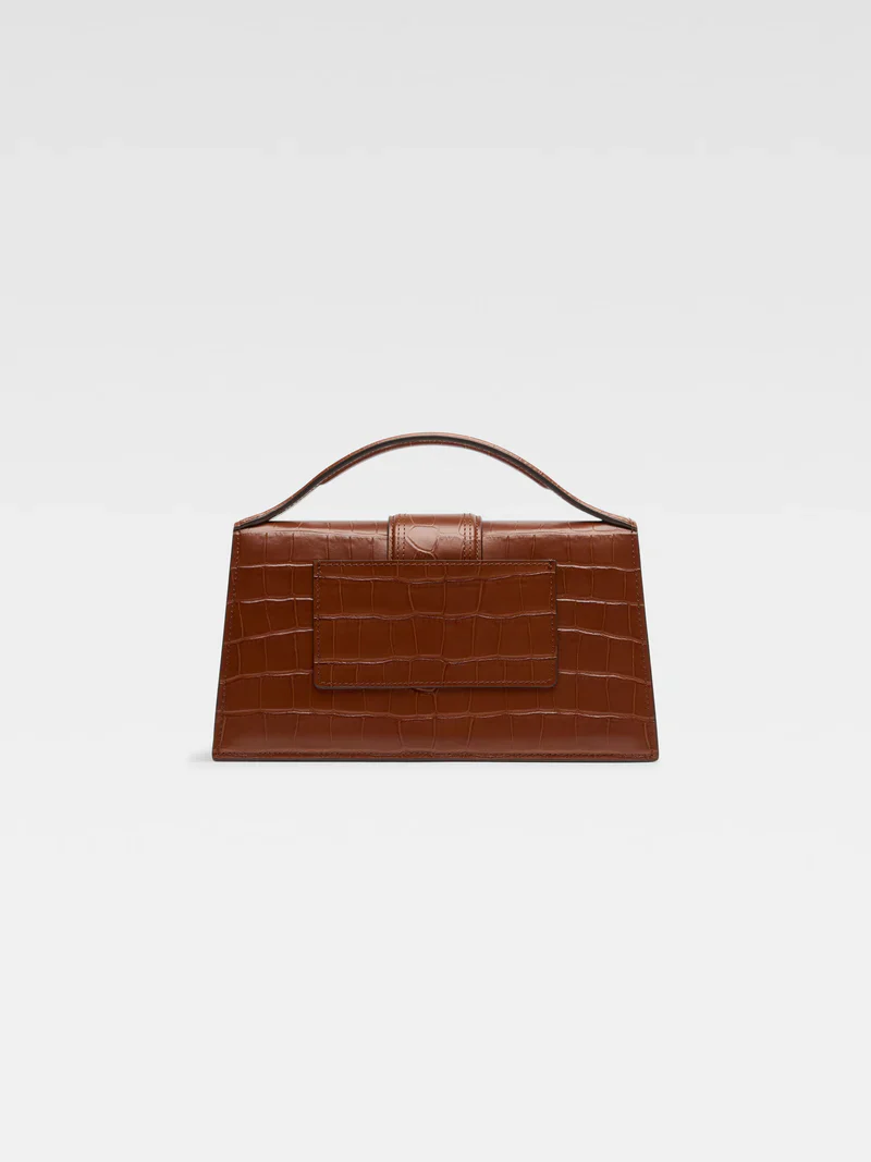 Jacquemus Le Grand Bambino Croco brown - Image 3