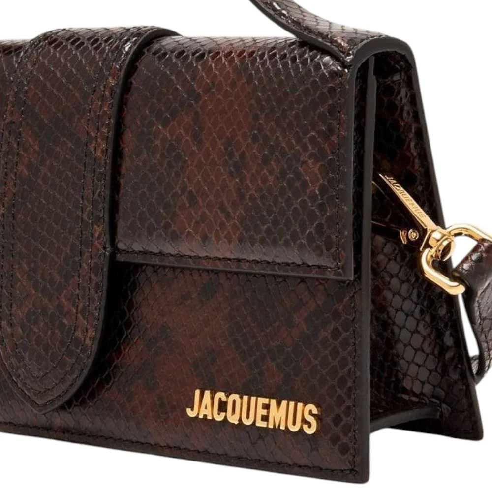 Jacquemus Le Grand Bambino Python dark - Image 3