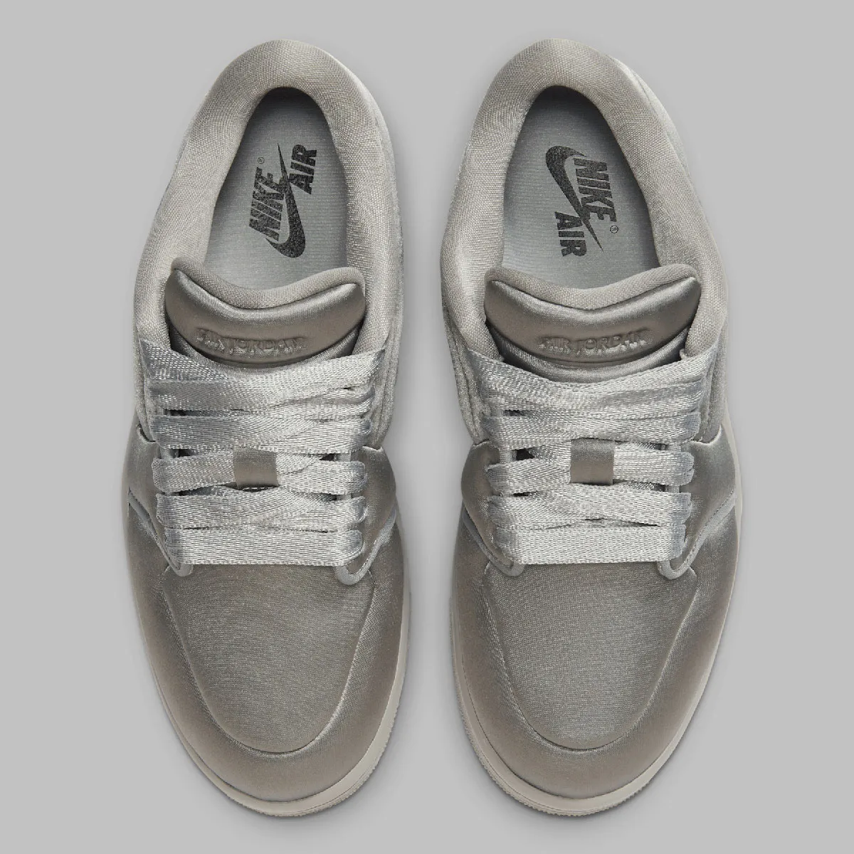 Jordan 1 Low Method of Make Satin Medium Grey - Image 2
