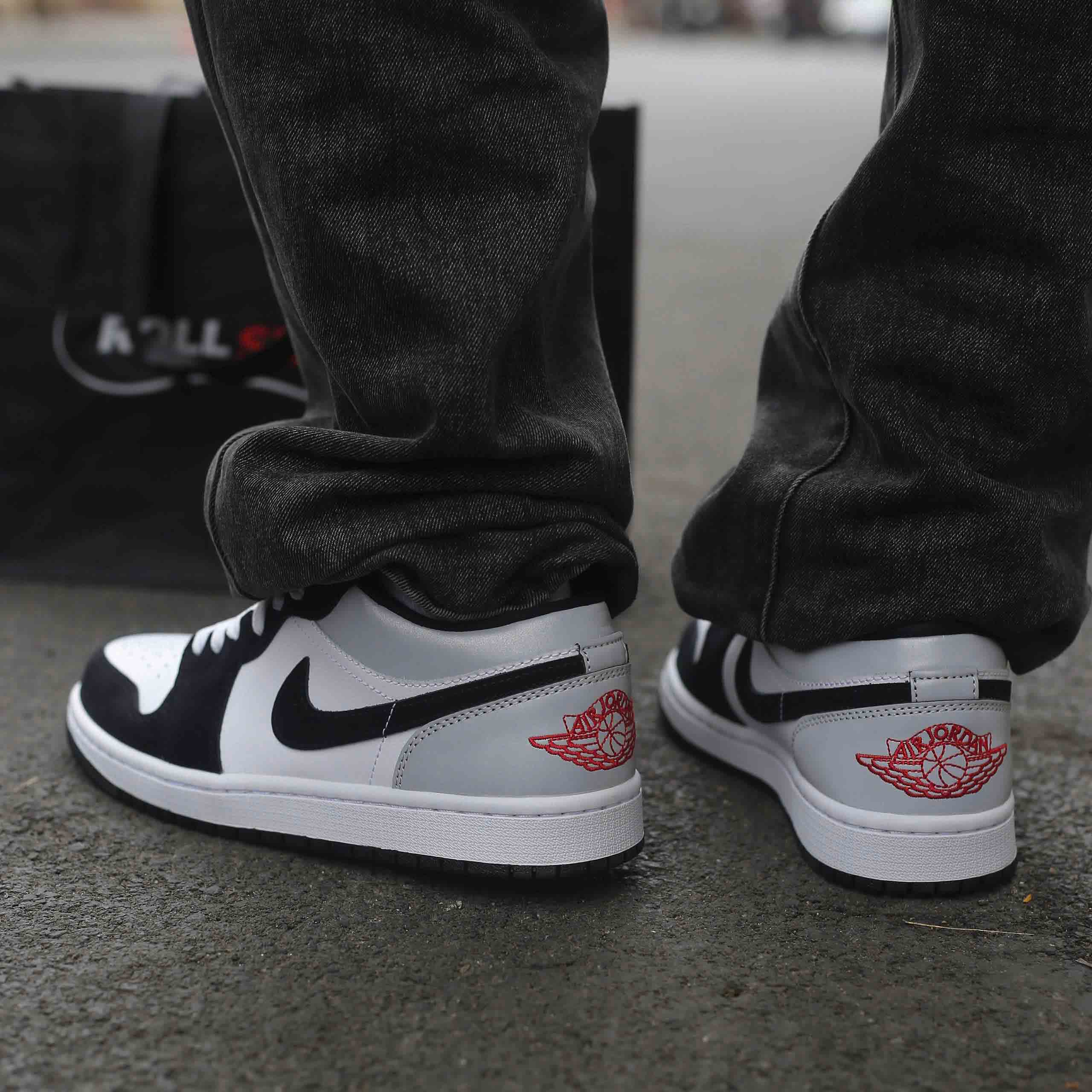 Jordan 1 Low SE White Fire Red Black Matte Silver - Image 2