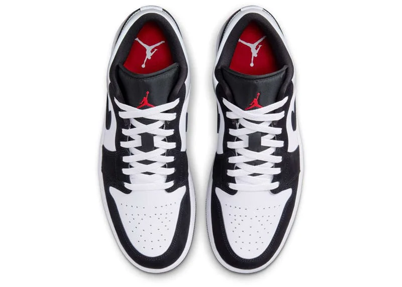 Jordan 1 Low SE White Fire Red Black Matte Silver - Image 4