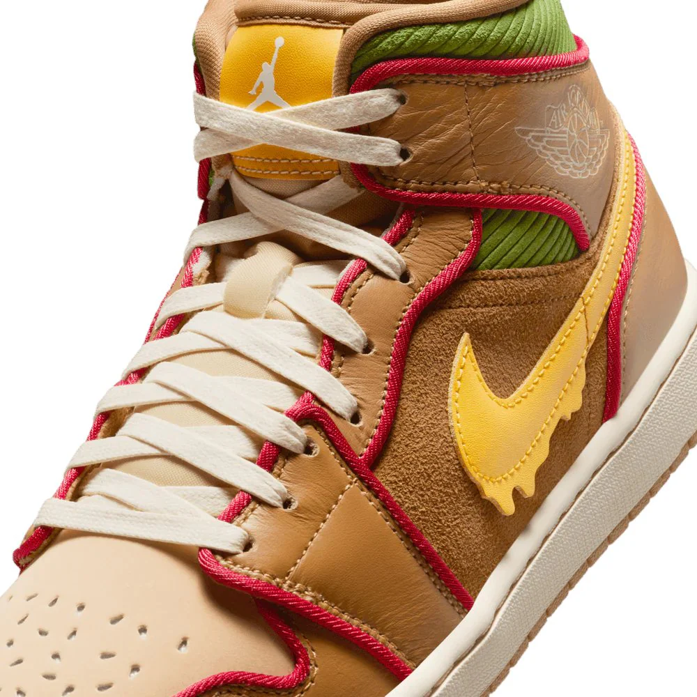 Jordan 1 Mid SE Cheeseburger - Image 6