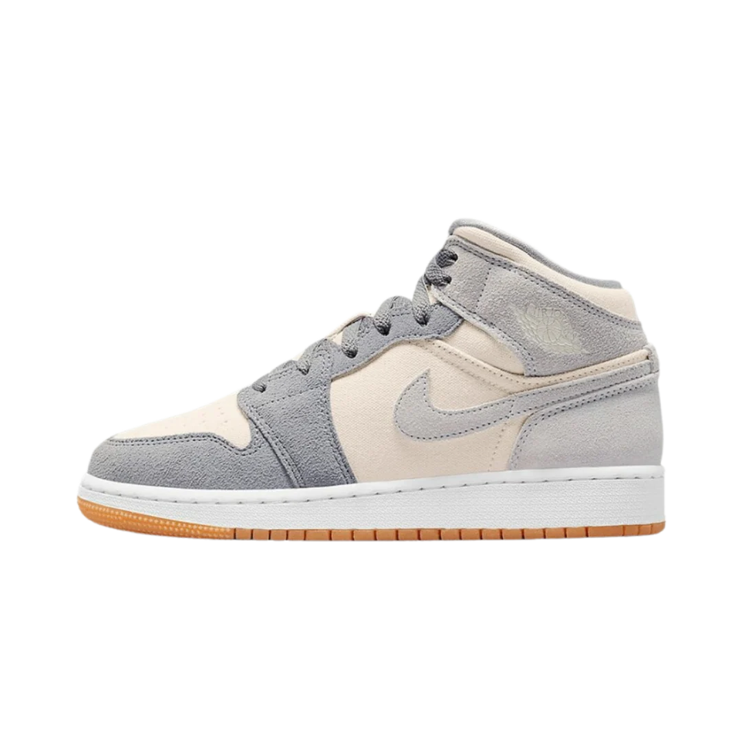 Jordan 1 Mid SE Coconut Milk Particle Grey (GS)