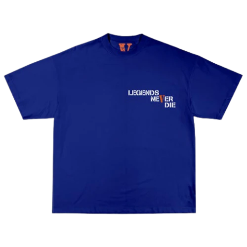 Juice Wrld x Vlone 999 Tee Blue - Image 2